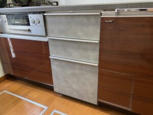 神奈川のキッチン取付け隊　食洗機の取外して収納　施工後
